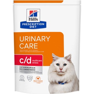 Hrana uscata pentru pisici Hill's PD c/d multicare stress, urinary care, cu pui, 1.5 kg