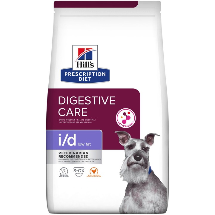 Суха храна за кучета Hill's PD i/d low fat, digestive care, С пилешко, 12 кг