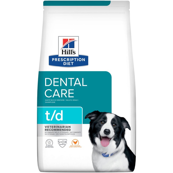 Суха храна за кучета Hill's PD t/d dental care, 4 кг
