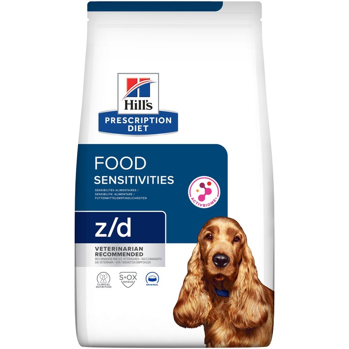 Суха храна за кучета Hill's PD z/d food sensitities, Original, 3 кг