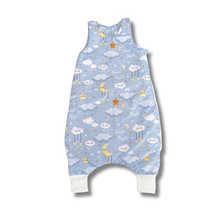 Sac de dormit de iarna Kapinkata cu picioare, Nor albastru, 112 cm