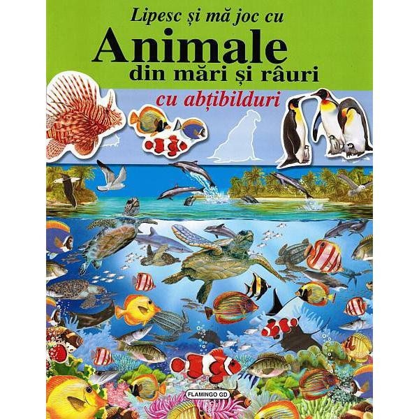 Animale din mari si rauri cu abtibilduri