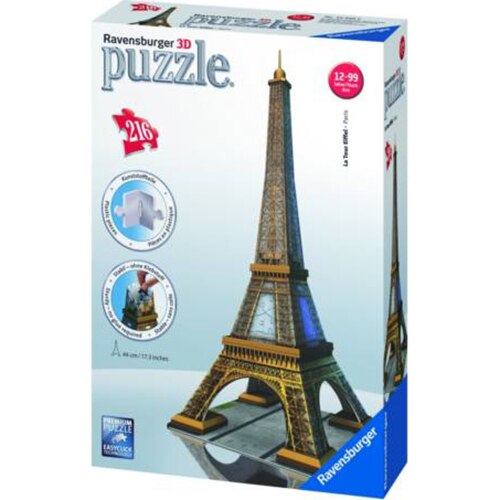 Puzzle Ravensburger 3D - Turnul Eiffel, 216 piese