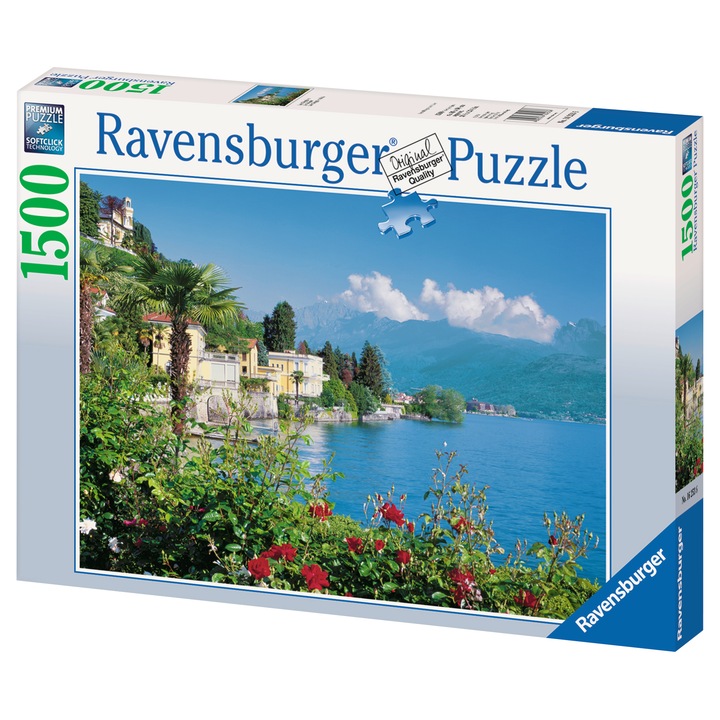 Пъзел Ravensburger Езерото Maggiore - Италия, 1500 части