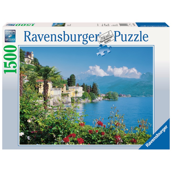 Пъзел Ravensburger Езерото Maggiore - Италия, 1500 части