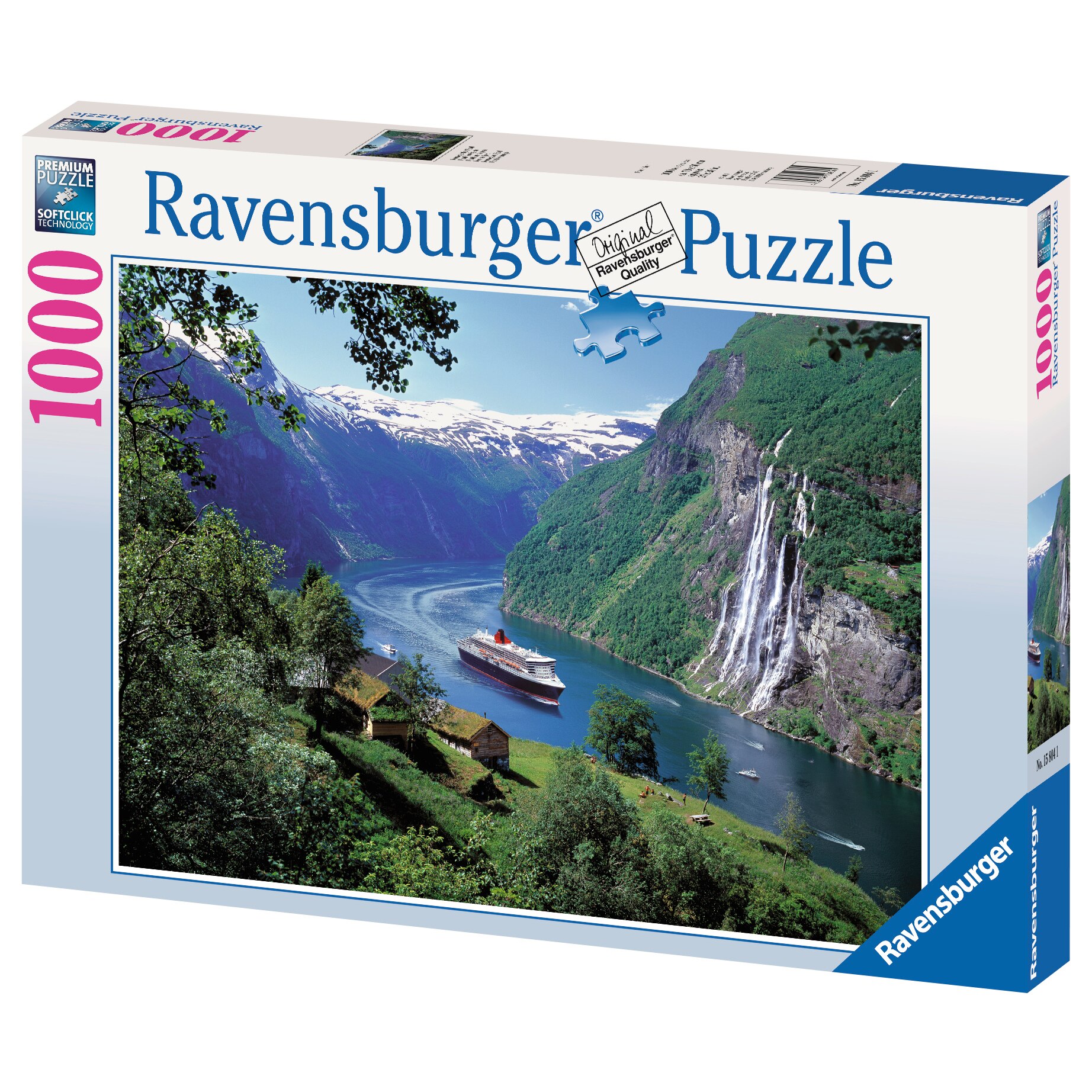 Puzzle Ravensburger - Fiord norvegian, 1000 piese