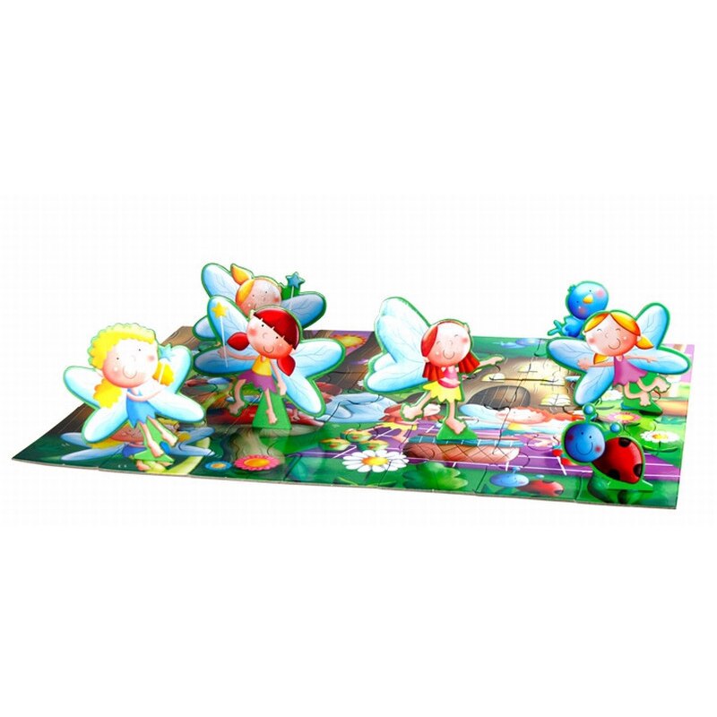 Jucarie Puzzle de sol 3D Zanele din padure - Grafix