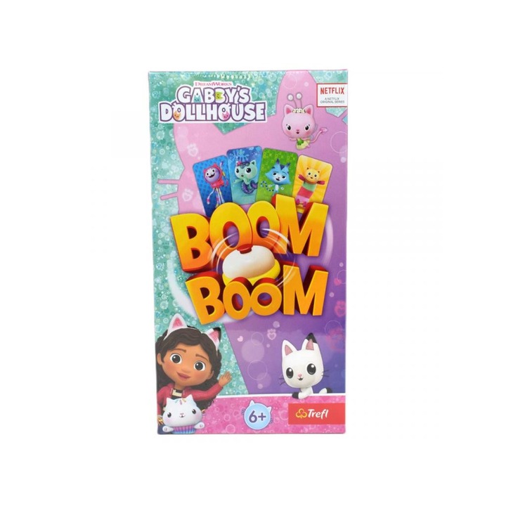 Игра Trefl Gabby's Dollhouse: Boom Boom Gabies - Trefl, Настолна