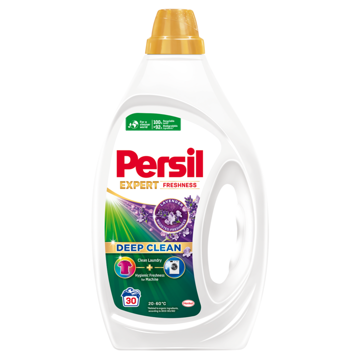 Detergent de rufe lichid Persil Deep Clean Expert Freshness Lavanda, 30 spalari, 1,35l