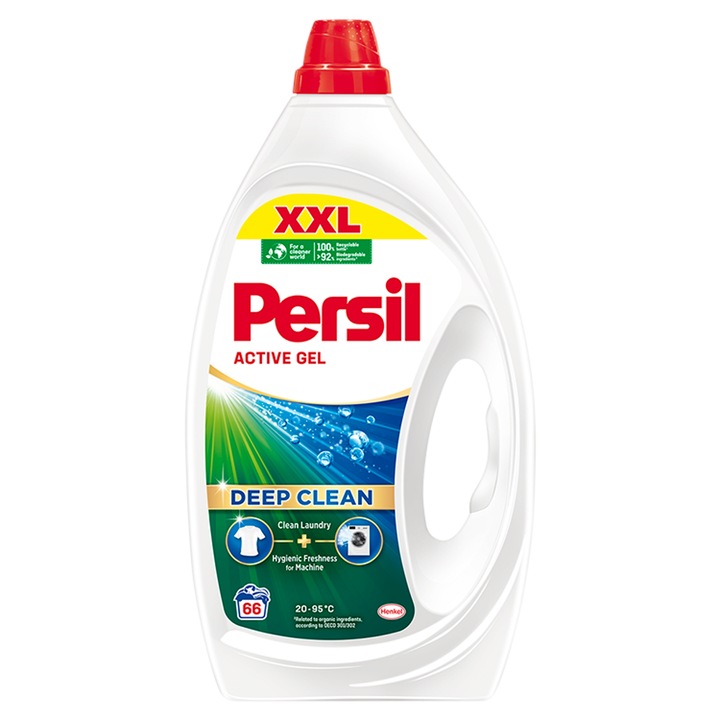 Гел за пране Persil Active, 66 пранета, 2.97 л