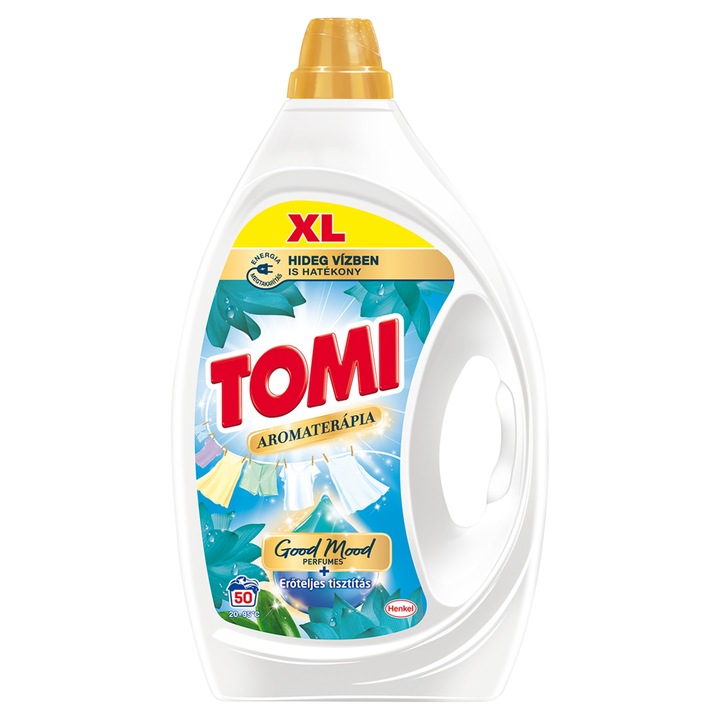Tomi Aromaterápia Lótusz-Mandula mosógél, 50 mosás
