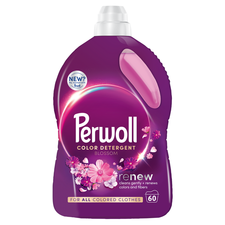 Течен перилен препарат Perwoll Renew Blossom, 60 пранета, 3000 мл