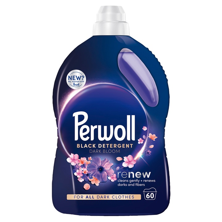 Detergent delicat Perwoll Renew Dark Bloom, 60 de spalari, 3L