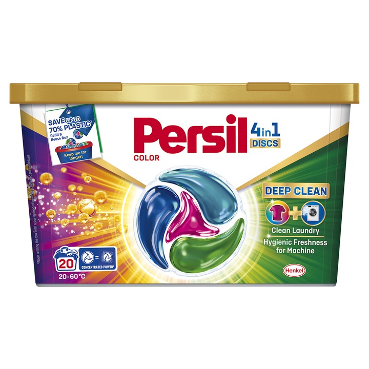 Detergent de rufe Persil 4in1 Discs Color, 20 spalari