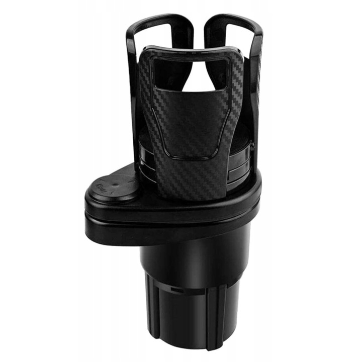 Italtartó az autóhoz, Carmotion, 2 az 1-ben, Fekete