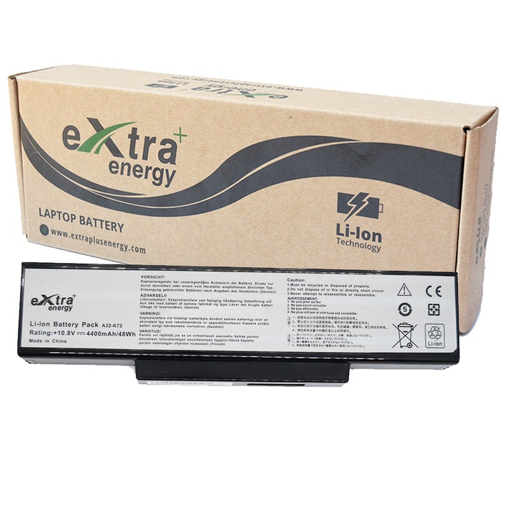 Laptop akkumulátor Asus K72 K73 N71 N73 A32-K72-hez