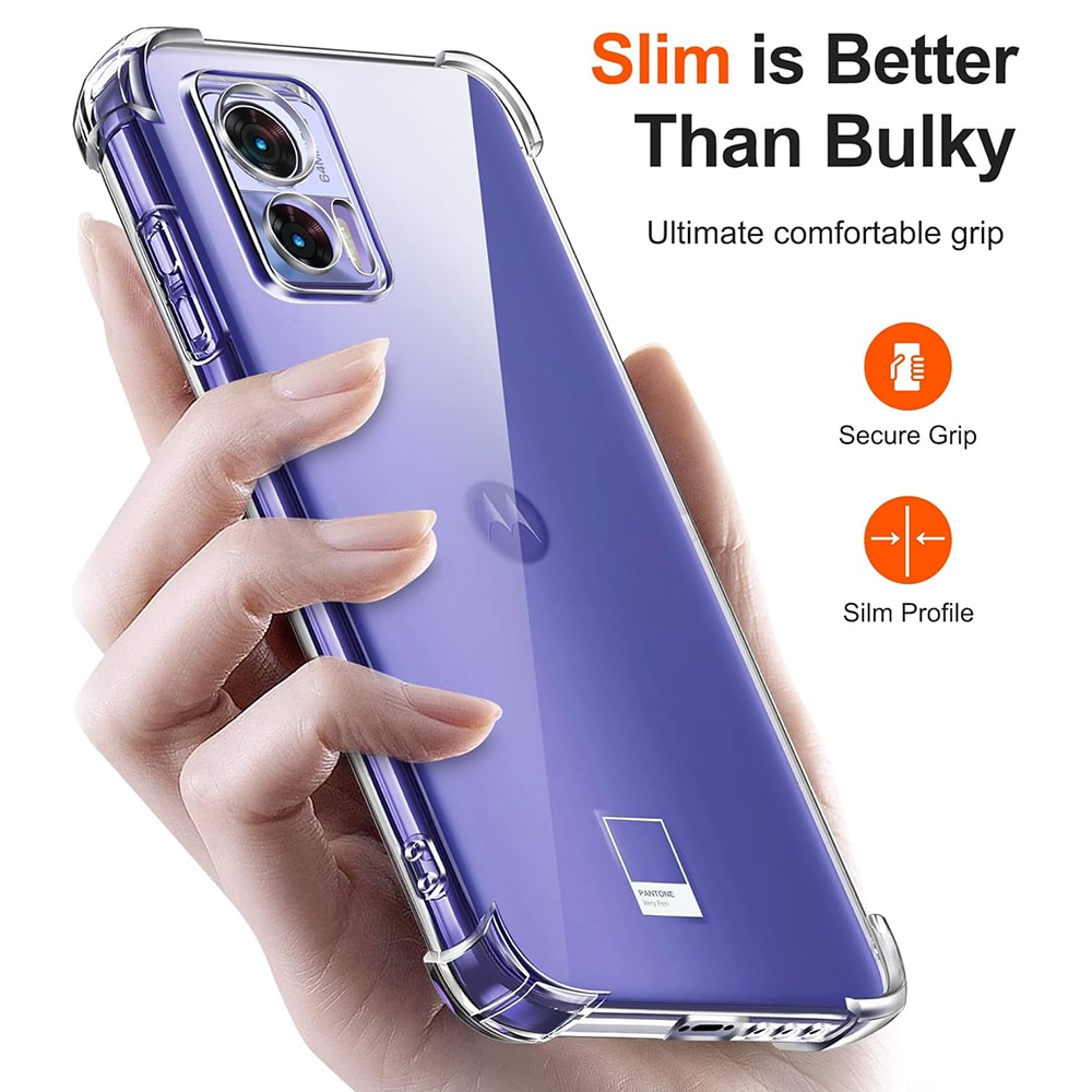 Husa protectie Mat-Tech compatibila cu Motorola Edge 30 Neo Protectie Camera, Colturi anti-soc, Decupaje Precise, Rezistenta la impact, Margini ridicate pentru protectia ecranului, Transparenta