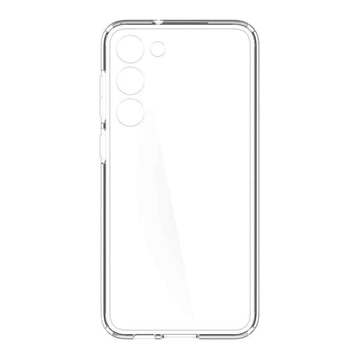 Husa protectie pentru Samsung S24, din silicon gel, Slim, Ultra Clear, margini ridicate, decupaje protectie camere, 2MGekko, Transparenta