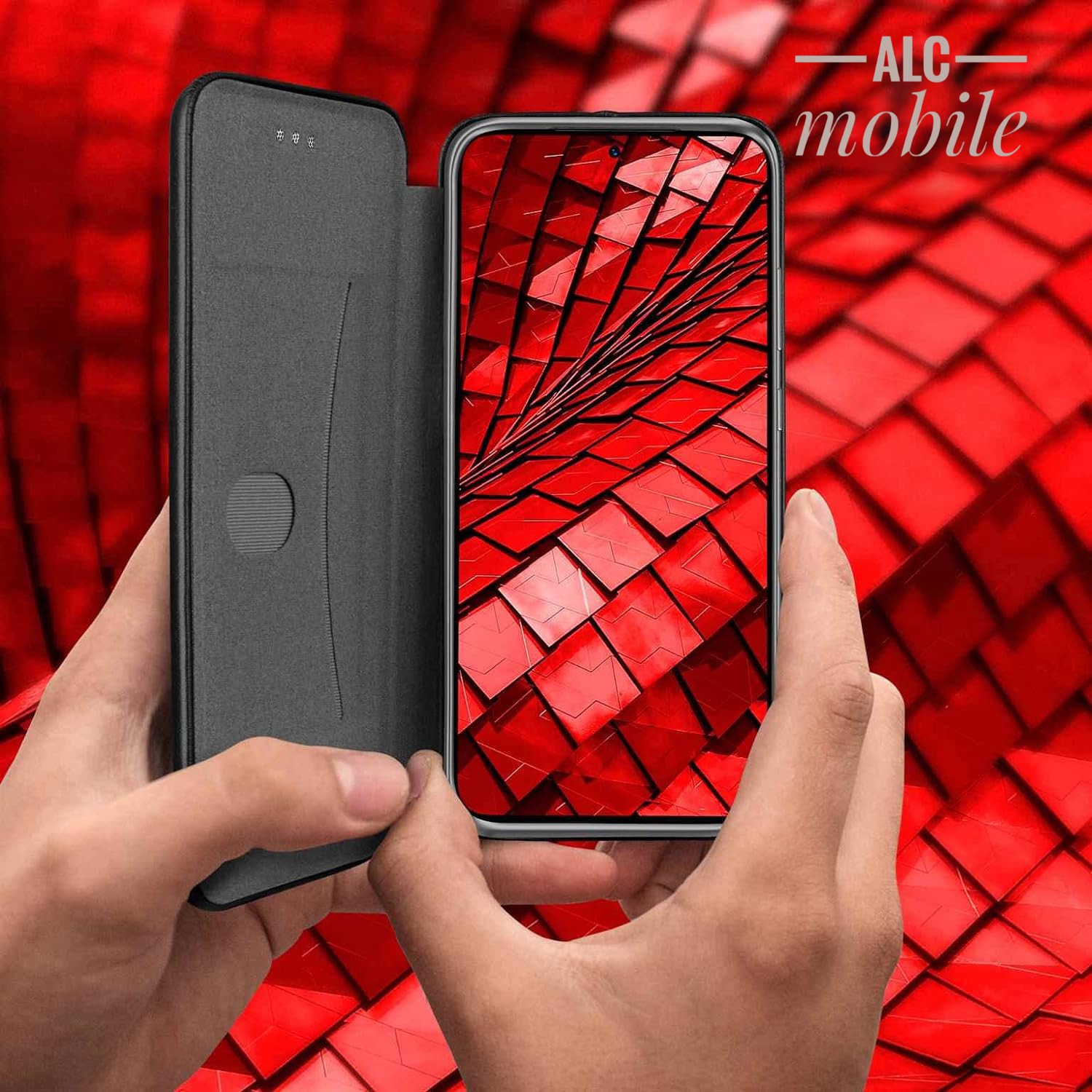 Husa Flip cover magnetic compatibila cu Samsung Galaxy A25, Negru