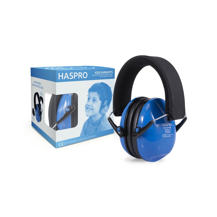 Casti Antifonice Copii si Adolescenti, Haspro, Blue
