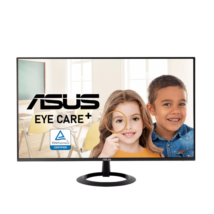 ASUS VZ27EHF Eye Care monitor, 27", IPS, 1920x1080, HDMI/D-Sub, 100Hz, fekete