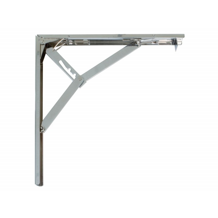 Consola rabatabila 400x400, crom - eMAG.ro