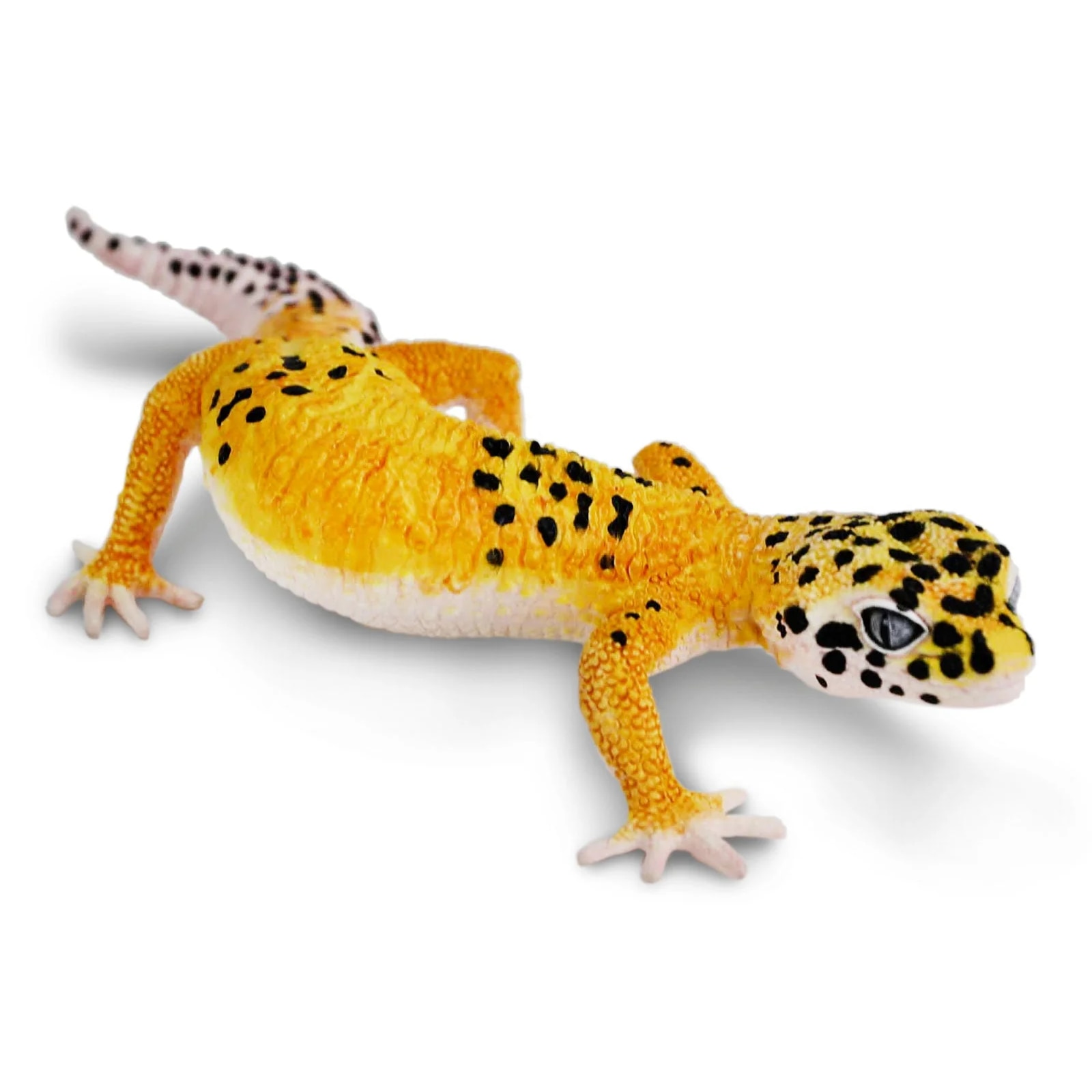 Leco(❁´꒳`❁) Figurina - Leopard Gecko, Portocaliu, 2.5 cm - eMAG.ro