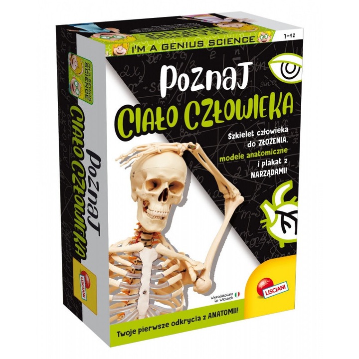 Kit de stiinta despre corpul uman, Lisciani, Poloneza