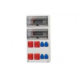 Tablou electric LEGATO, F-ELEKTRO, 4x16A/5P, 4x230V, Multicolor