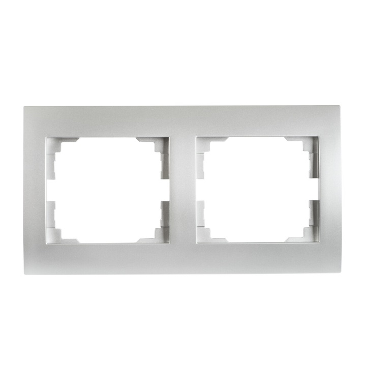 Cadru orizontal pentru prize, KANLUX, Alb