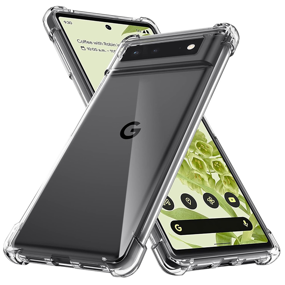 Husa antisoc pentru Google Pixel 6 Pro, Accesorio Shockproof Silicone, Transparenta