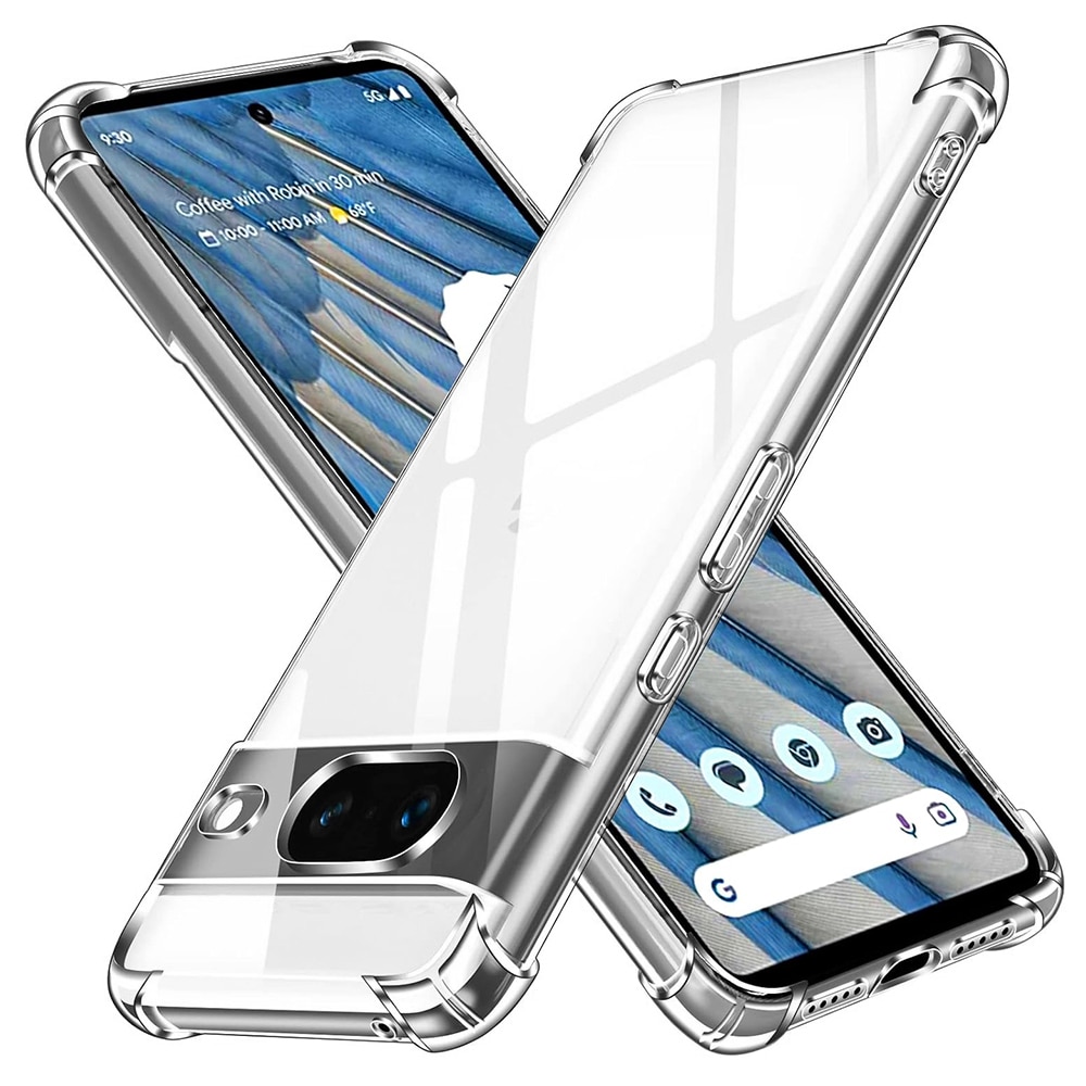 Husa antisoc pentru Google Pixel 7, Shockproof Silicone, transparent