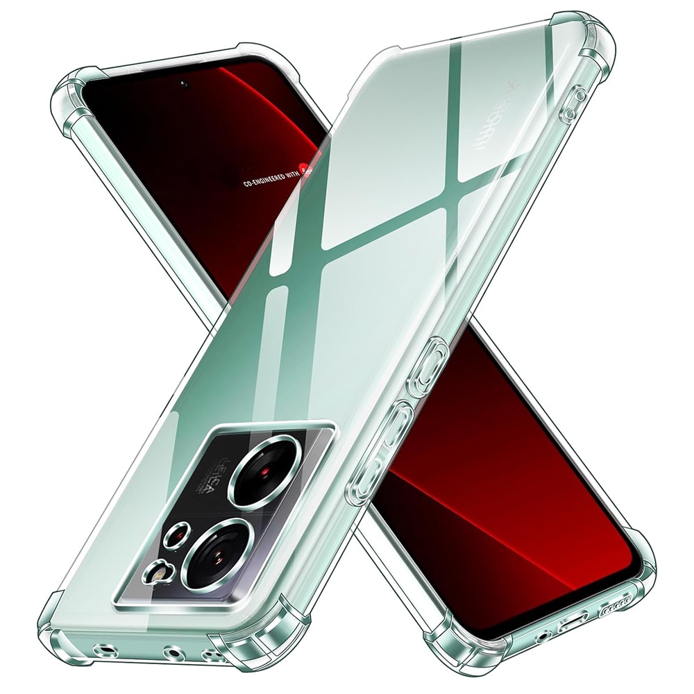 Husa protectie Mat-Tech compatibila cu Xiaomi 13T / 13T Pro, Protectie Camera, Colturi anti-soc, Decupaje Precise, Rezistenta la impact, Margini ridicate pentru protectia ecranului, Transparenta