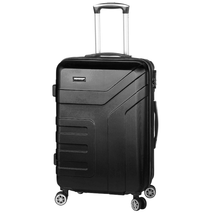 Madisson Nagy Kihúzható ABS Kézitáska, SW87104, 76 cm, Fekete