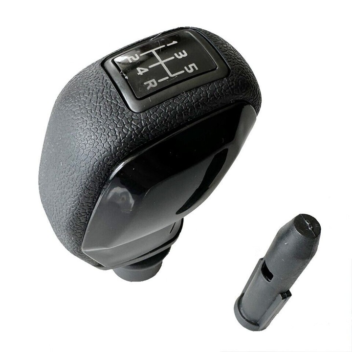 Топка за скоростен лост PBauto, За Peugeot 307 301 206 207 408 308 Citroen C2 C3 C4, 5 скорости, Черен