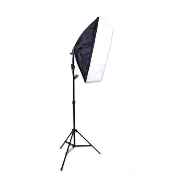 Set Softbox FamiVideo cu stativ 2m, 50x70cm
