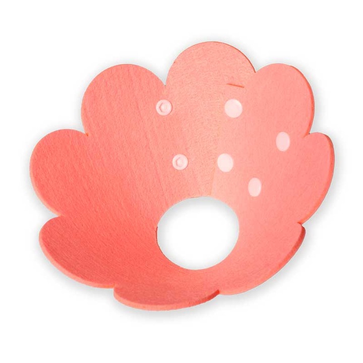 Guler de recuperare Flower, Sarsaila, pentru animale de companie, reglabil, roz, circumferinta gat 5-8 cm