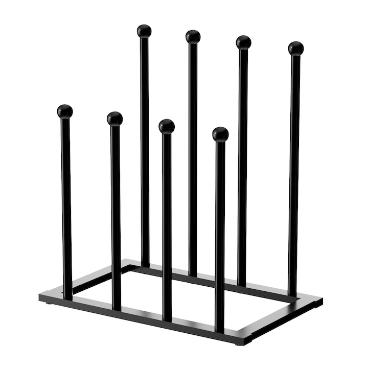 Organizator suport pantofi, BOMSTOM, 41.2x24.5x42.5 cm, negru