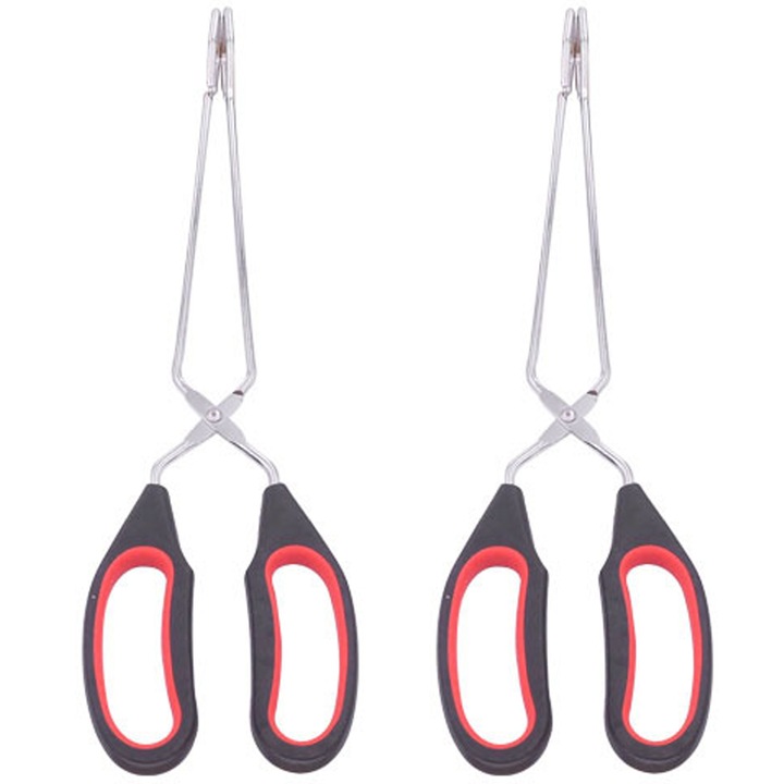 Set 2 foarfece de bucatarie multifunctionale, QttvbTna, Inox, Multicolor, 8x33cm