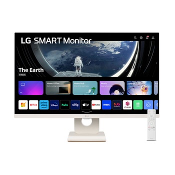 Monitor inteligent, LG, 27", 16:9, 1920x1080, 14 ms, HDMI, USB, Bluetooth, Alb