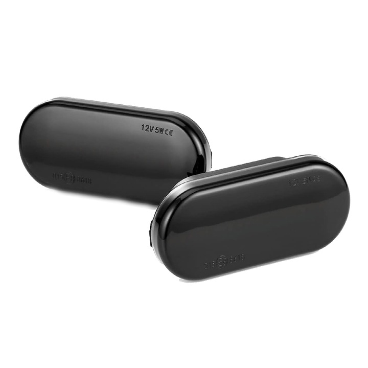 Комплект от 2 LED сигнални лампи NUODWELL, Водоустойчиви, Plug and play, за VW Bora, Passat B5, Golf 4, Polo, Ford, Черен