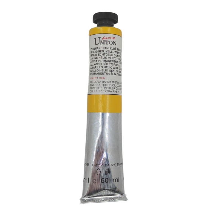 Vopsea ulei Umton Barvy 60ml Helio Gen Yellow Deep