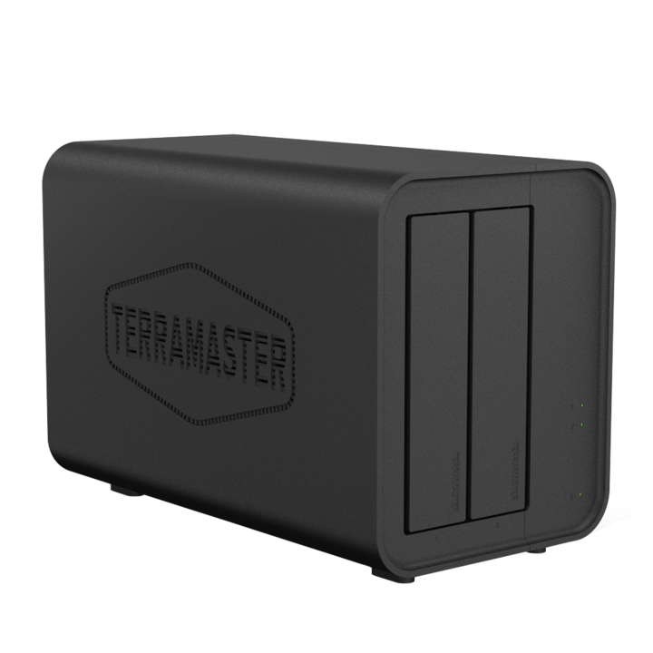 Мрежово съхранение (NAS), TerraMaster, F2-424, Intel N95, 2 Bay 3.5" SATA, 2 x M.2 2280 NVMe, 8GB RAM, двойна 2.5G LAN, Черен