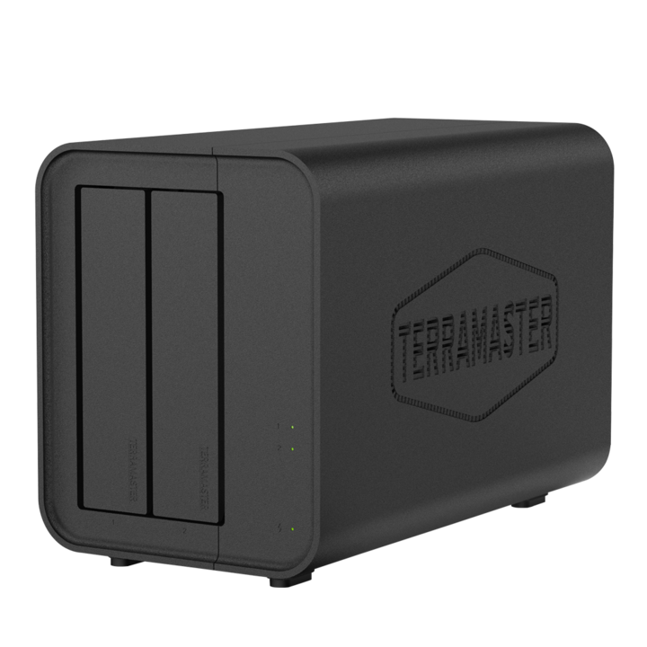 RAID станция за съхранение на твърд диск TerraMaster D5-Hybrid, Външна, Diskless, 2xSATA 2.5"/3.5" SSD/HDD, 3xNVMe M.2, USB 3.2 Gen 2 10Gbps Type-C, Четене (запис) MAX 900MB/s