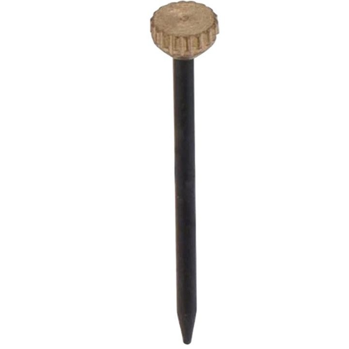 120 db-os szeg készlet, Fához, 25x4 mm, Fekete