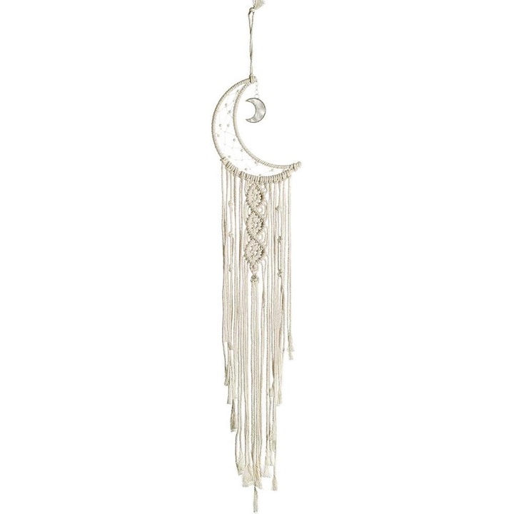 Decoratiune de perete, Macrame, Ecru