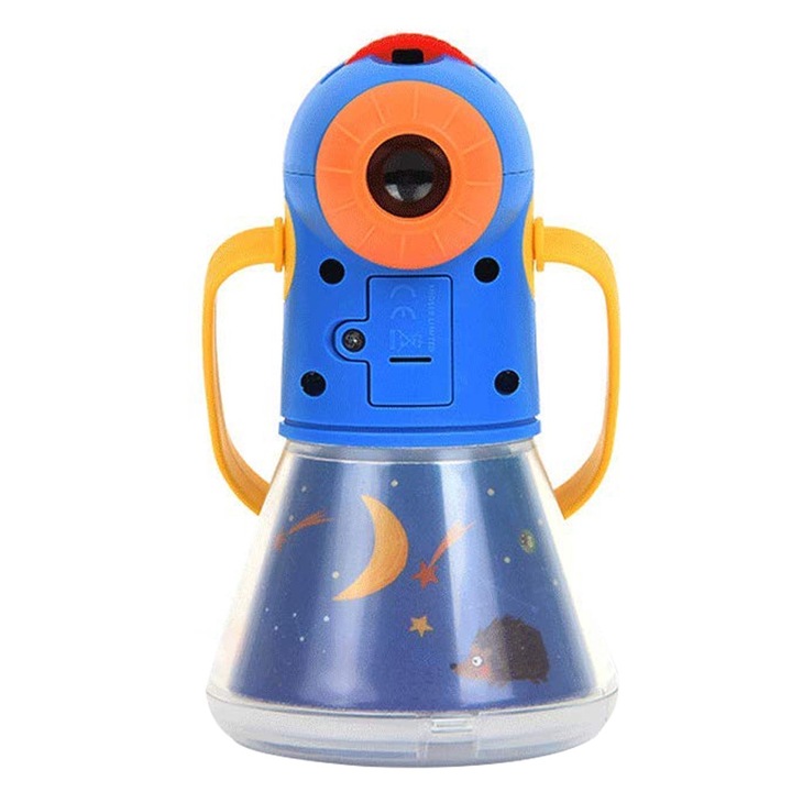 Мини проектор за деца, син/оранжев