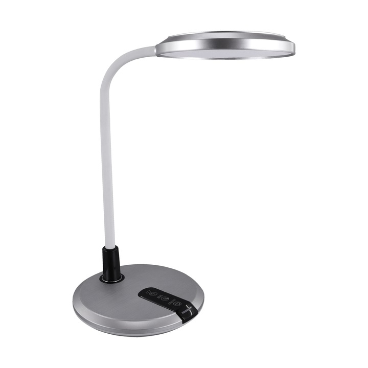 Lampa de birou, Struhm, LED, putere 6.5W, argintiu
