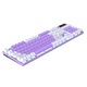 Tastatura, iluminare de fundal rece, taste multimedia, port USB, senzatie mecanica, rezistent la apa, Violet