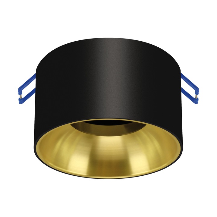 Lampa tip spot, Struhm, rotunda, material aluminiu, culoare negru/auriu, putere 35W, sursa de lumina LED, GU10/MR16
